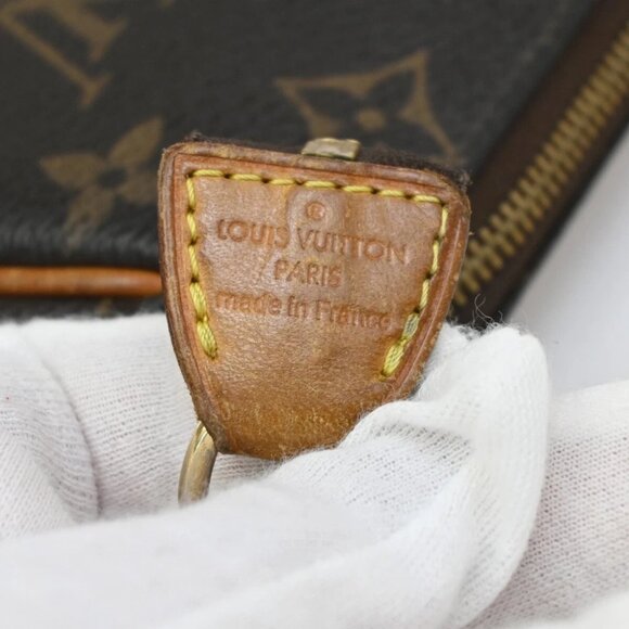 LOUIS VUITTON Eva 2Way Chain Shoulder Bag Monogram Leather Brown - Picture 15 of 15